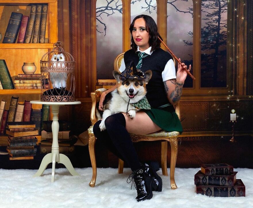 This Photographer Makes Fun And Quirky Portraits Of Its Owners With Their Pets (100 Pics)