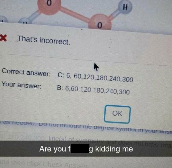 Well This Is One Way To F*ck Up A Test