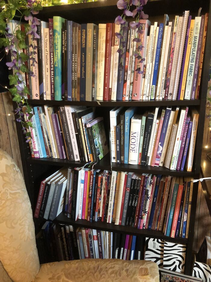 These Are Only My Sewing And Fibre Crafts Related Books.