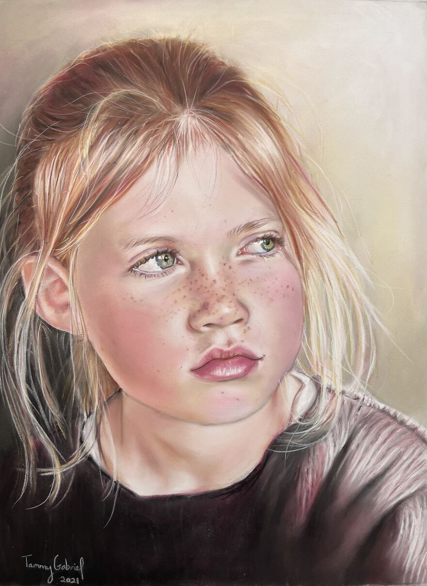 I Create Emotive Pastel Portraits