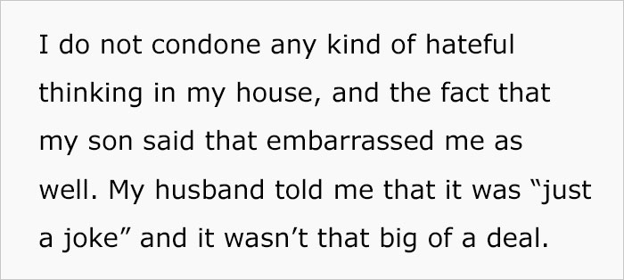 Mom Forces Son To Apologize For Racist Joke To Chinese Delivery Guy Who Already Had It Rough, Dad Doesn’t Like The Punishment Mom Forces Son To Apologize For Racist Joke To Chinese Delivery Guy Who Already Had It Rough, Dad Doesn’t Like The Punishment