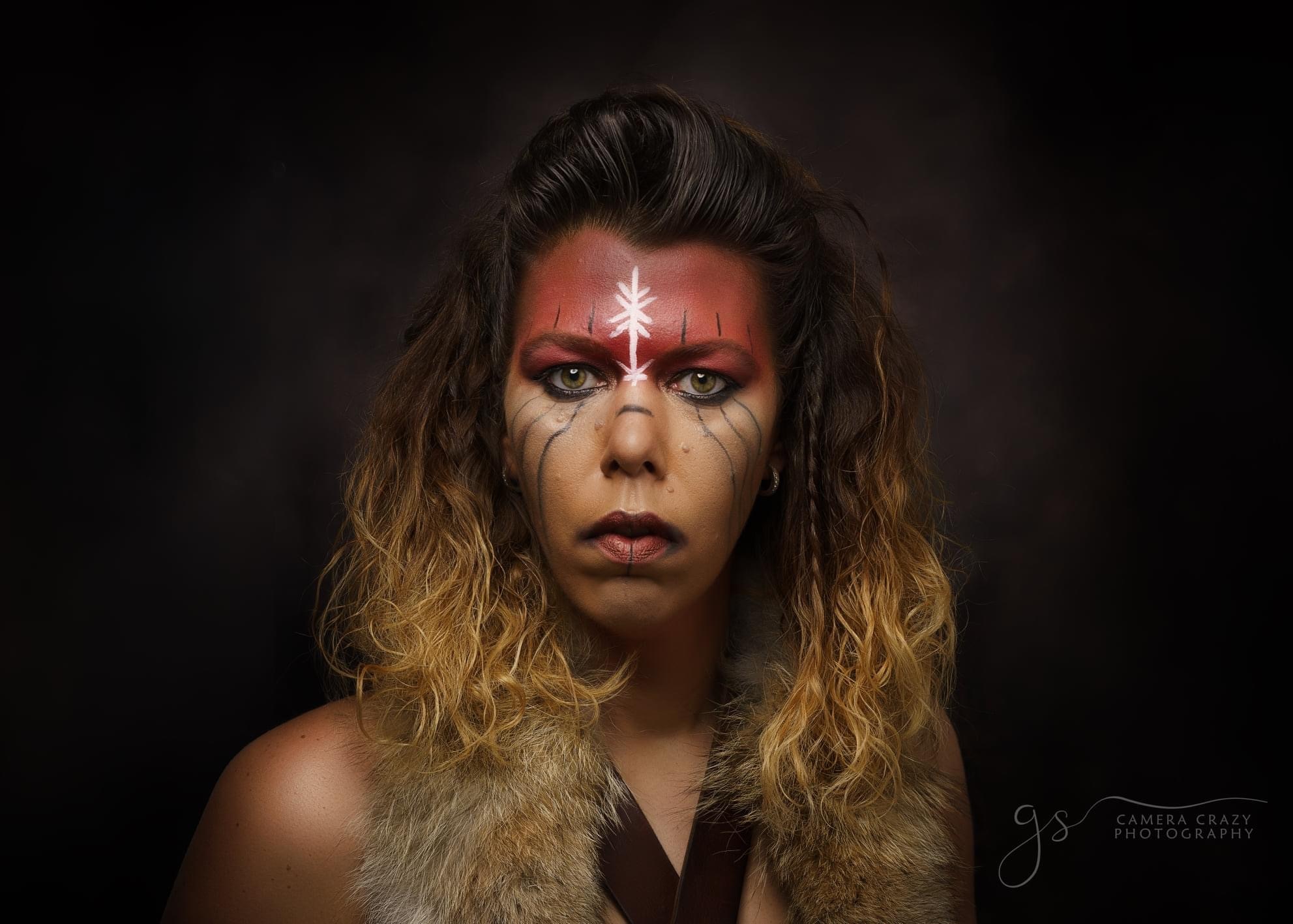 I Did Self-Portraits Of Myself In Makeup