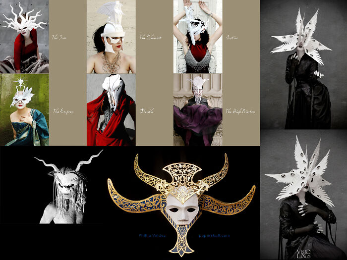 I Make Paper Masks (Mostly Paper) And Sometimes Paint Them.