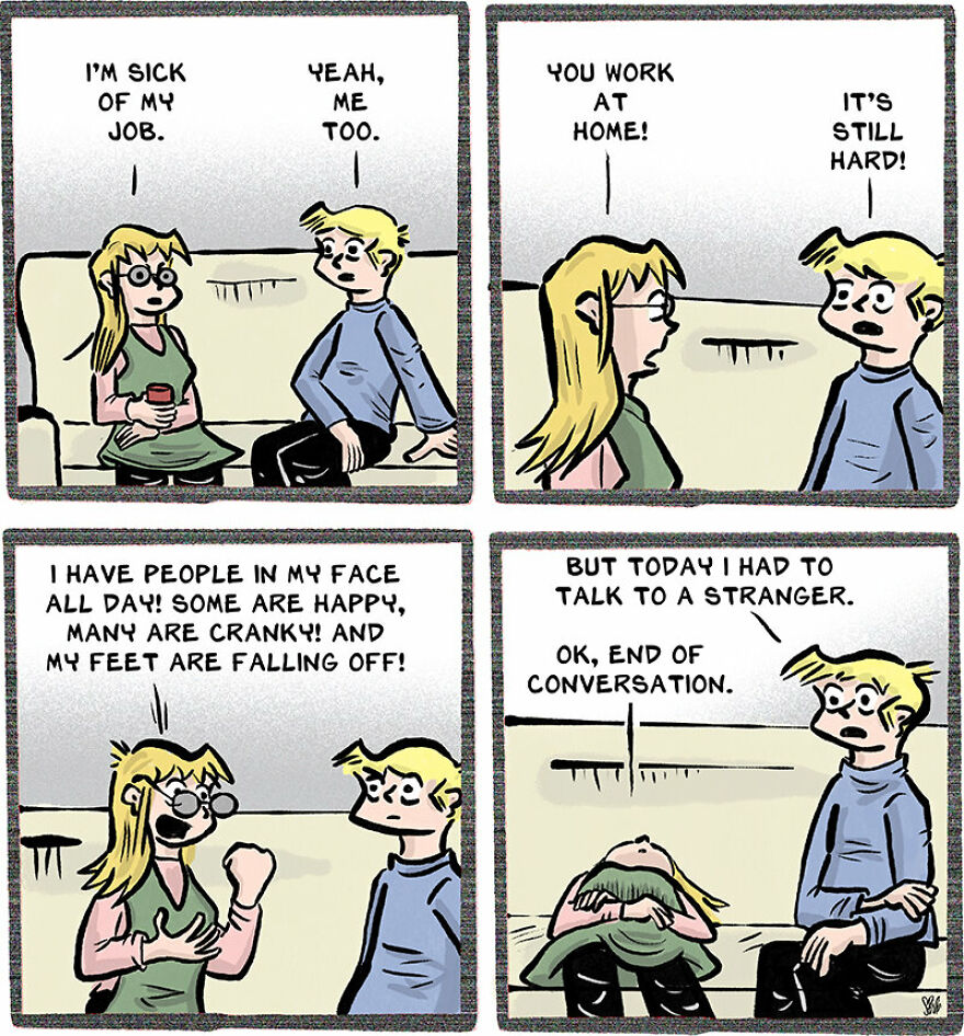 Artist Approaches Everyday Life In A Humorous Way