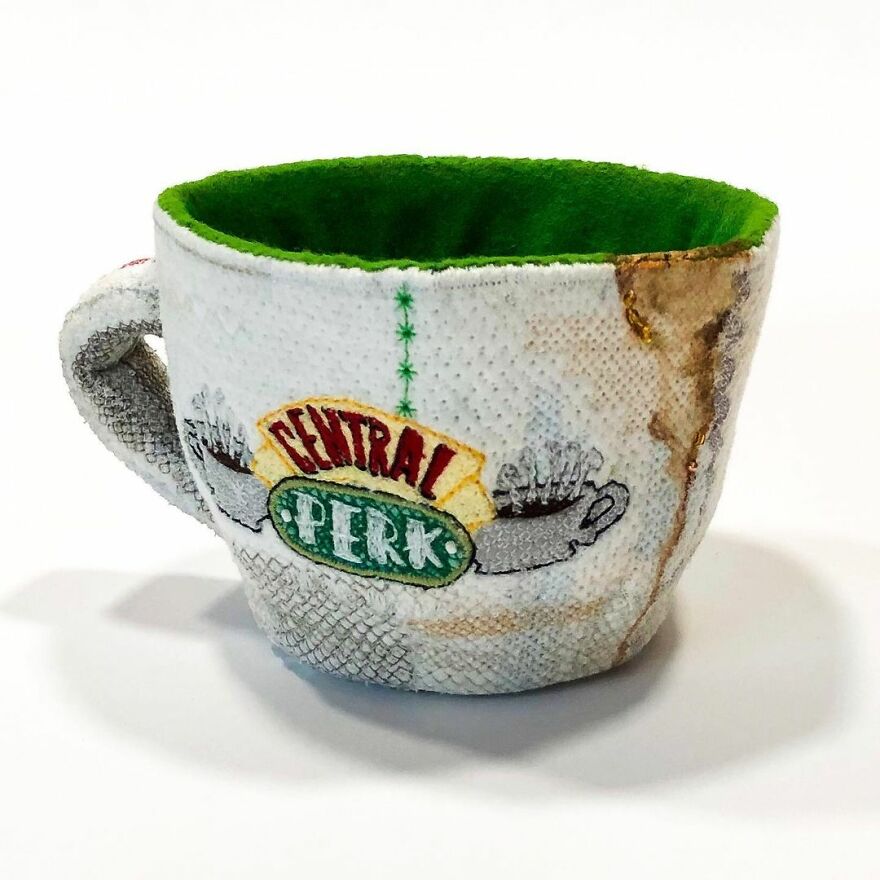 Artist Makes Detailed Embroidered Felt Food Sculptures