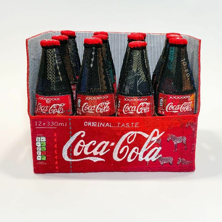 Artist Makes Detailed Embroidered Felt Food Sculptures