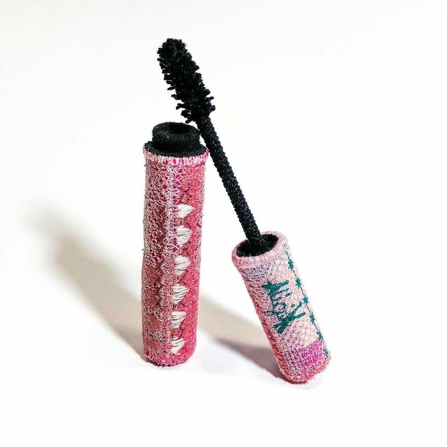 Artist Makes Detailed Embroidered Felt Food Sculptures