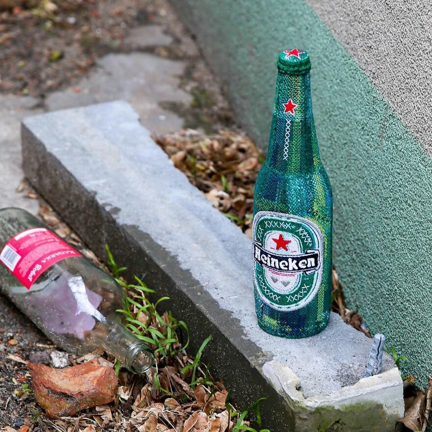 Artist Makes Detailed Embroidered Felt Food Sculptures