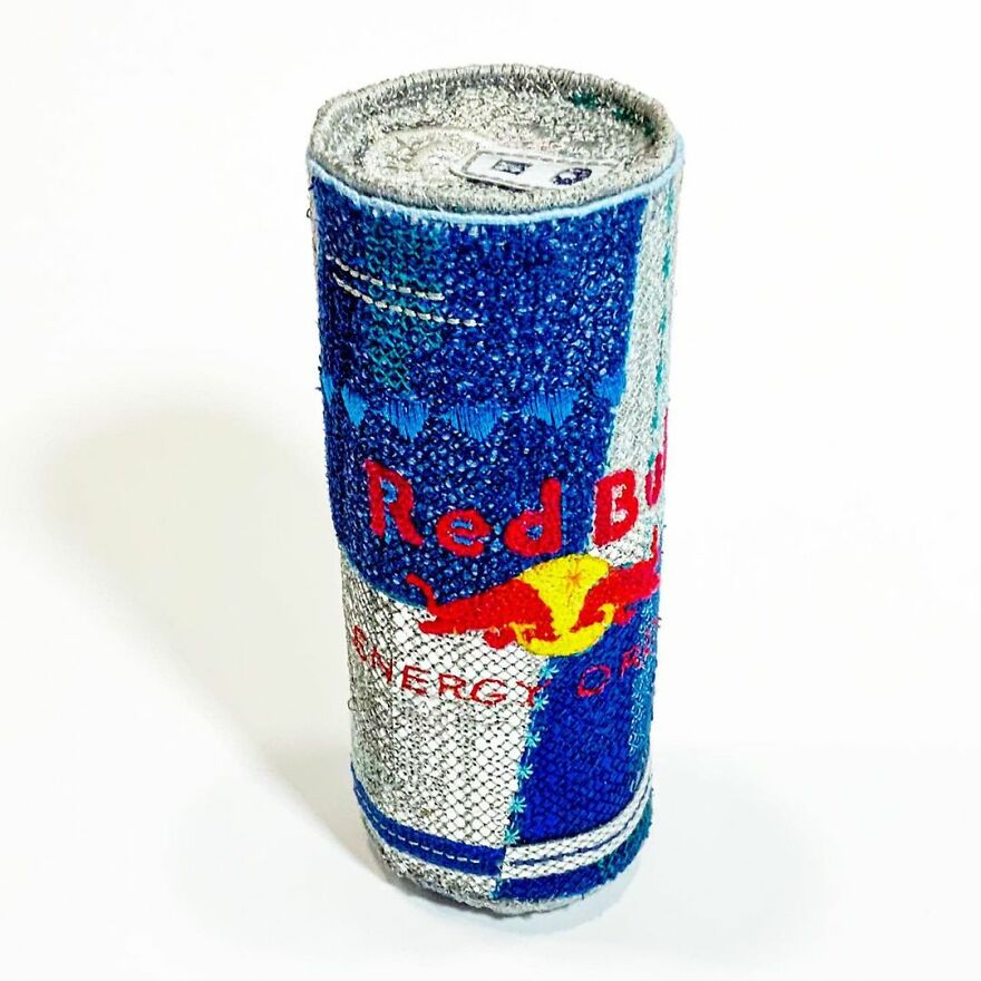 Artist Makes Detailed Embroidered Felt Food Sculptures