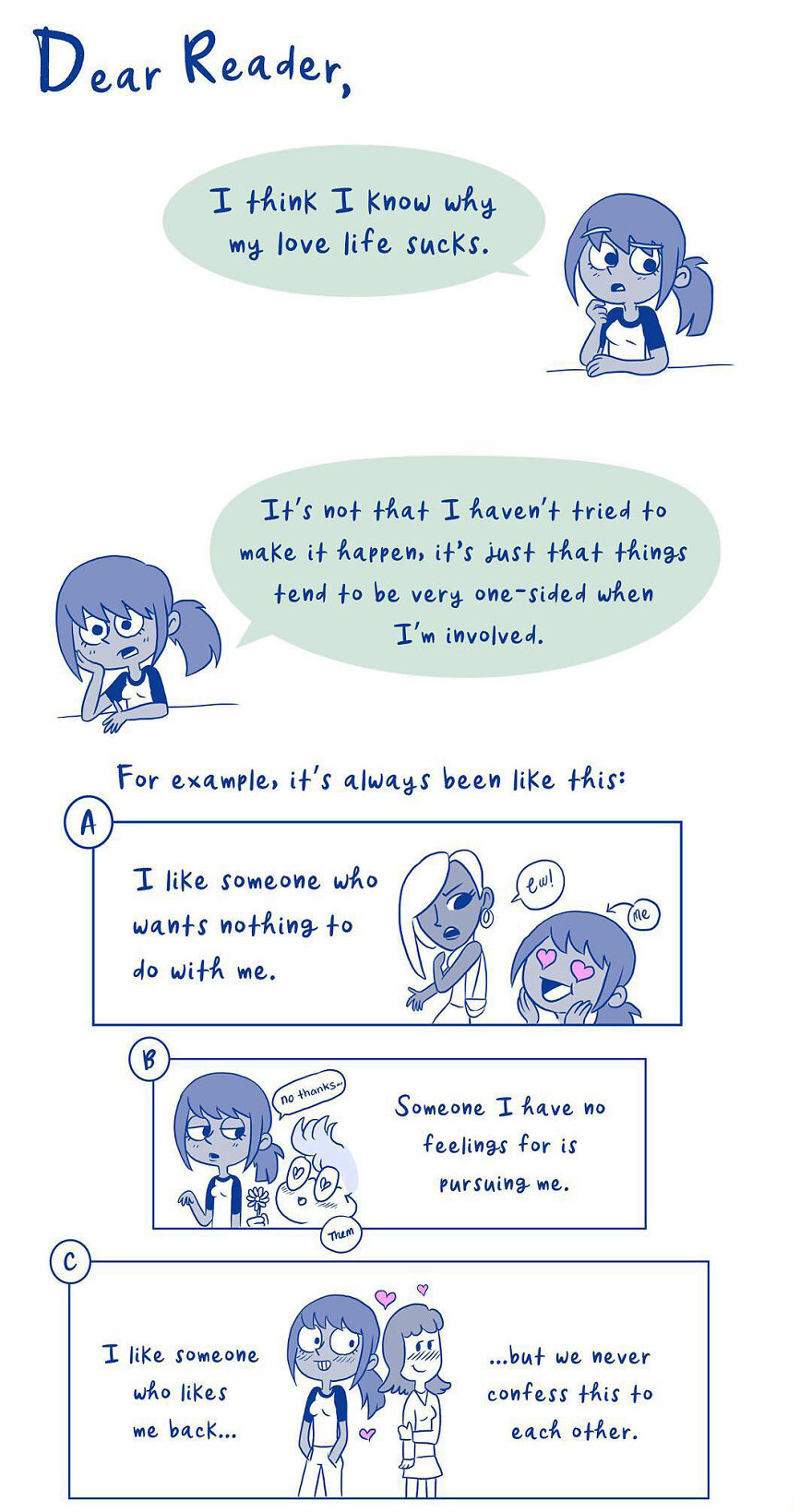 Artist Created Comics Based On Her Experiences In The Queer Dating World