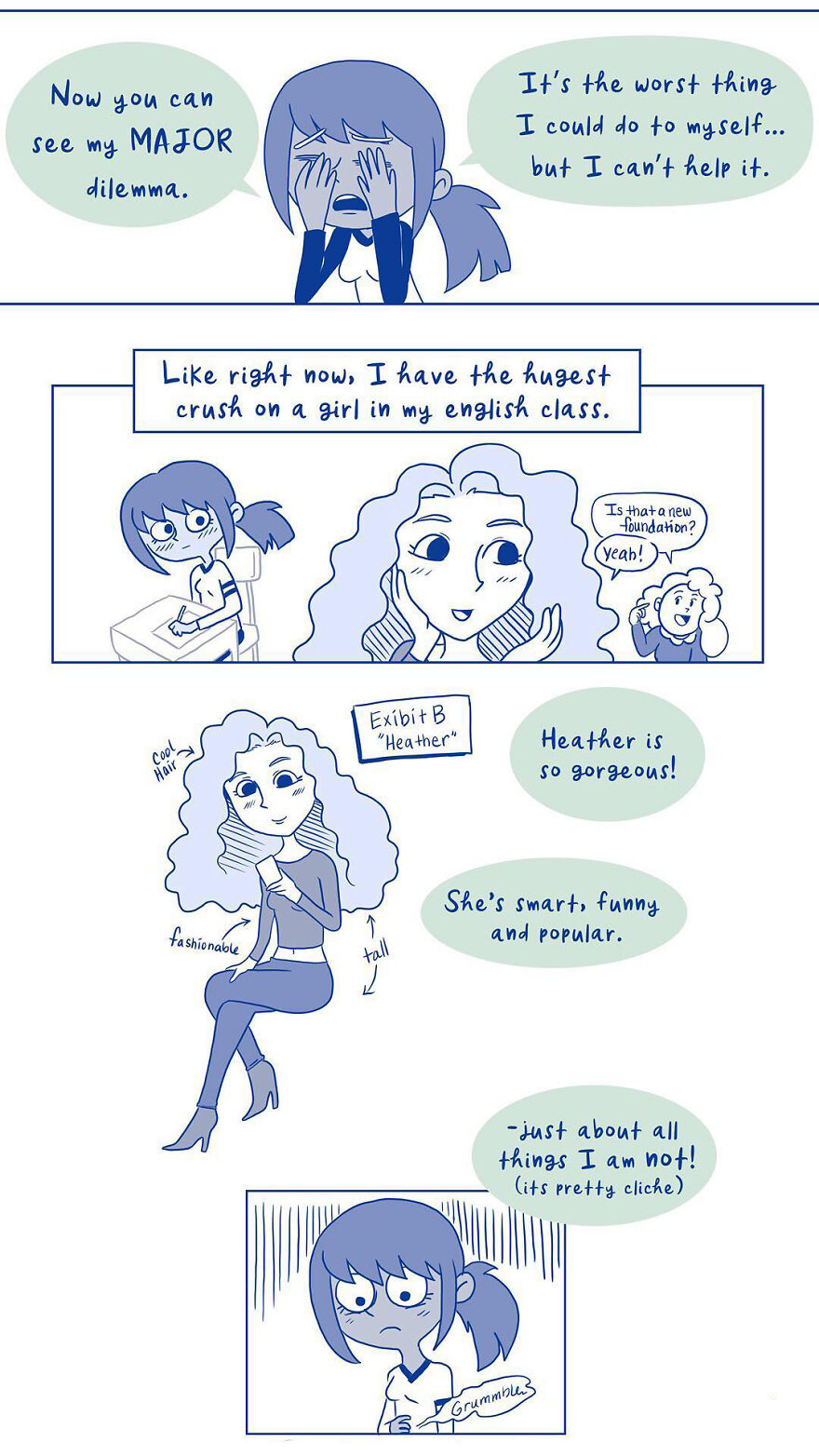 Artist Created Comics Based On Her Experiences In The Queer Dating World
