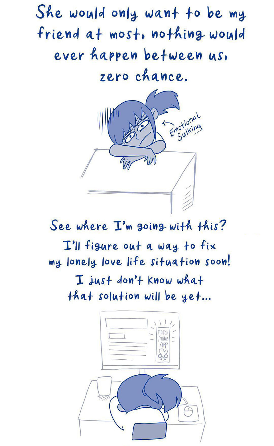 Artist Created Comics Based On Her Experiences In The Queer Dating World