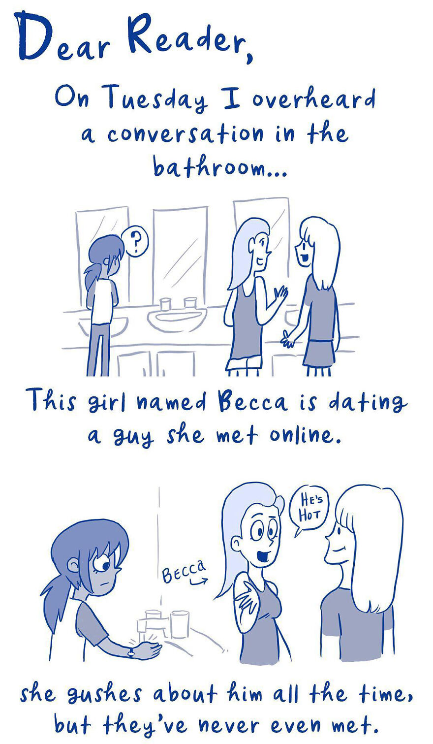 Artist Created Comics Based On Her Experiences In The Queer Dating World