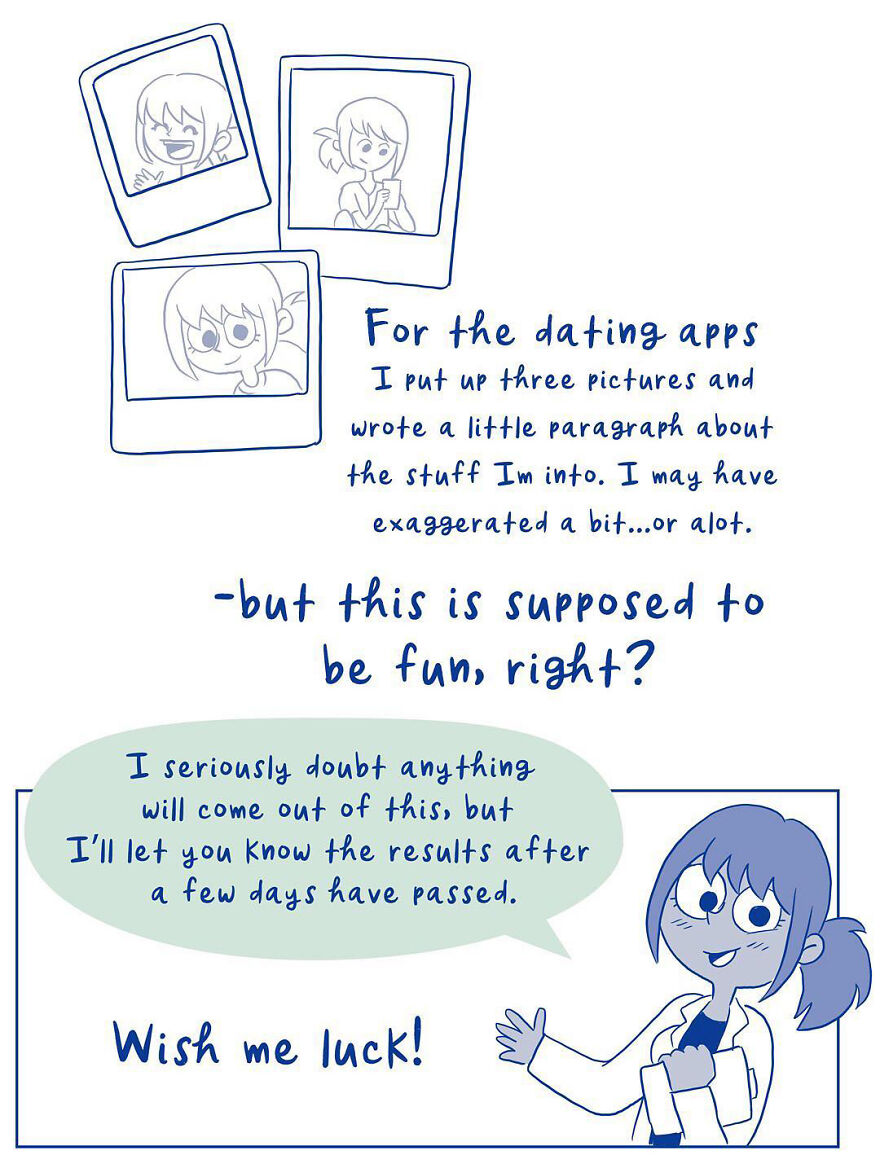 Artist Created Comics Based On Her Experiences In The Queer Dating World Artist Created Comics Based On Her Experiences In The Queer Dating World