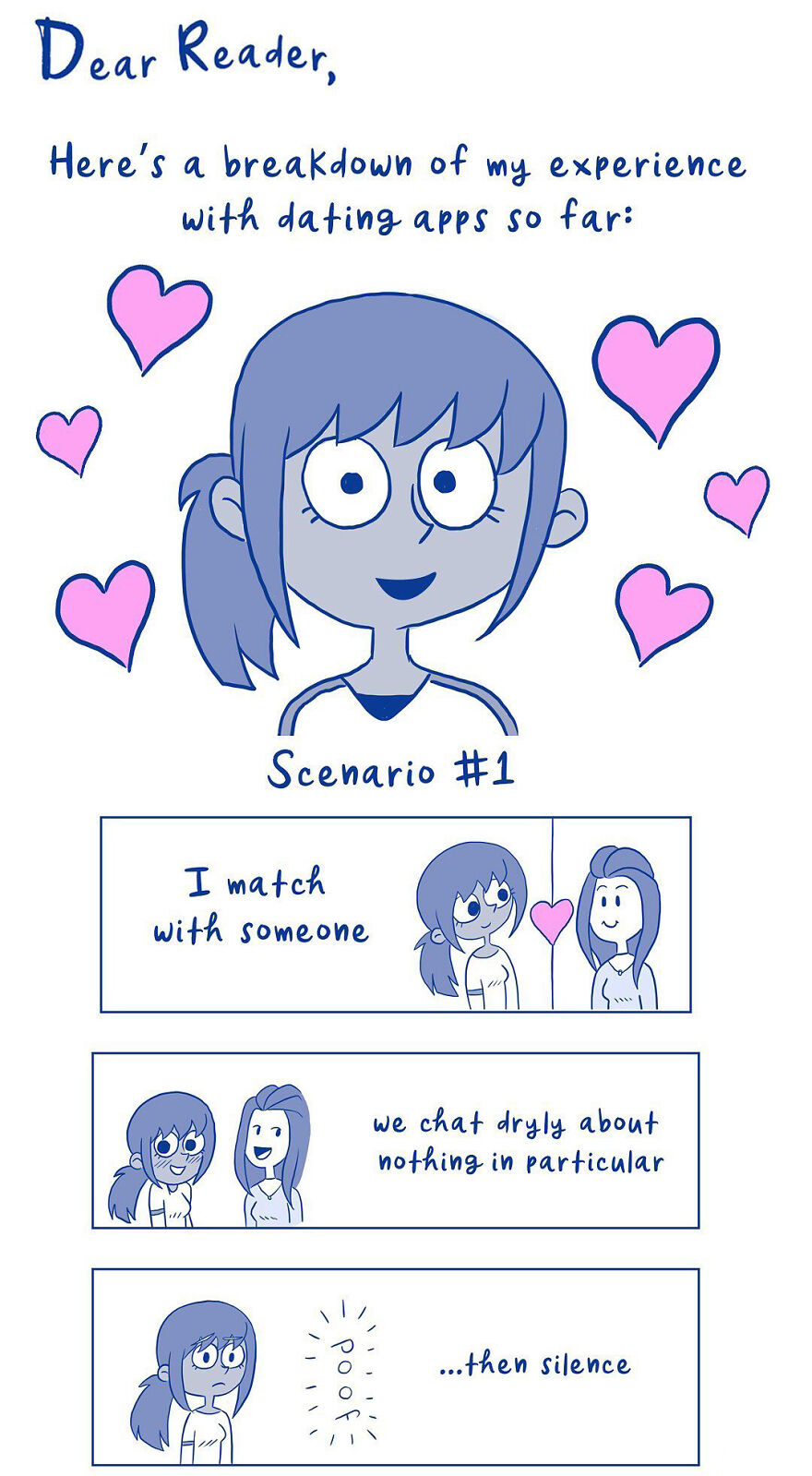 Artist Created Comics Based On Her Experiences In The Queer Dating World Artist Created Comics Based On Her Experiences In The Queer Dating World