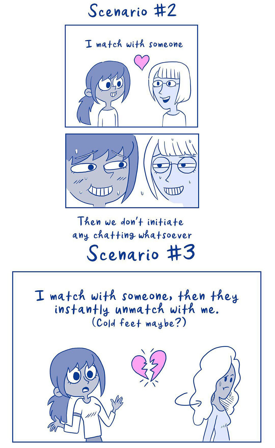 Artist Created Comics Based On Her Experiences In The Queer Dating World Artist Created Comics Based On Her Experiences In The Queer Dating World