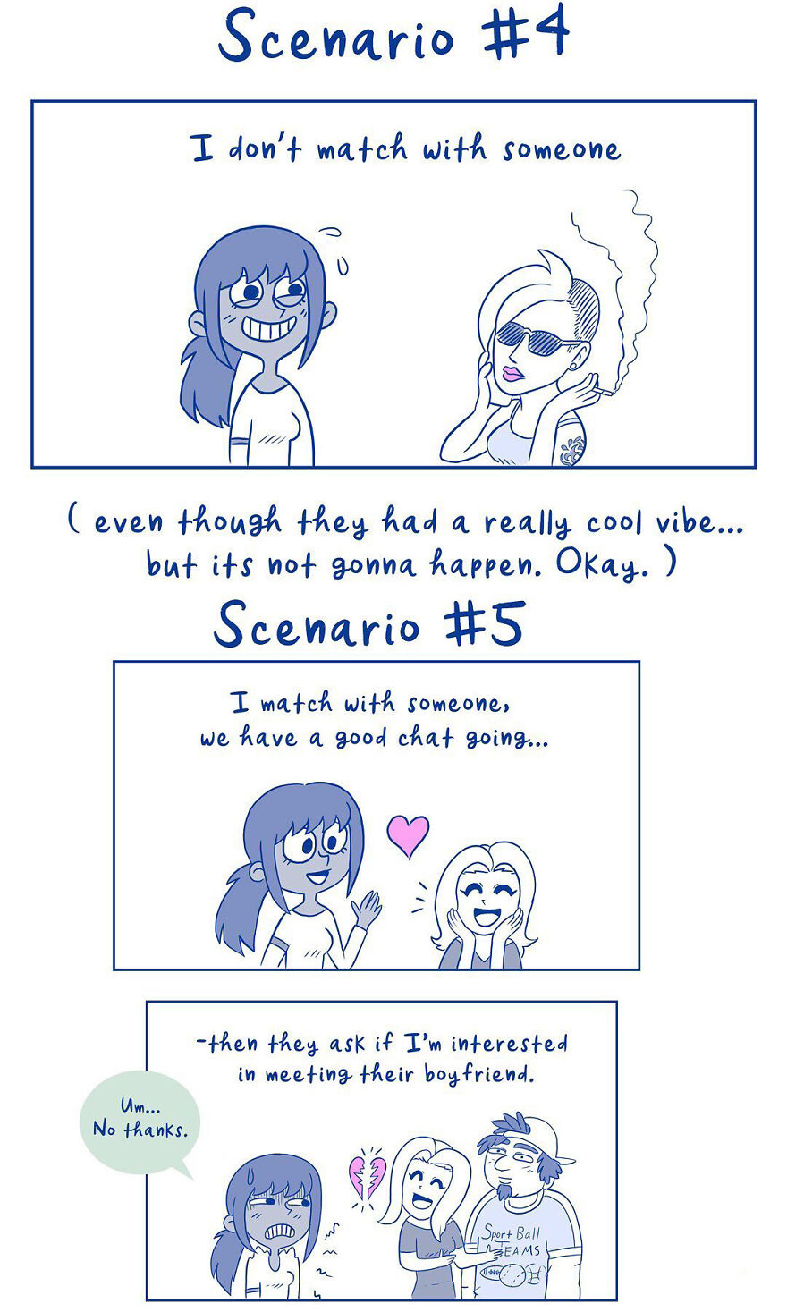 Artist Created Comics Based On Her Experiences In The Queer Dating World