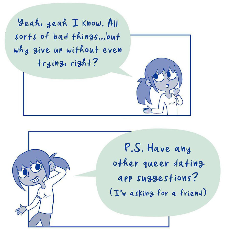 Artist Created Comics Based On Her Experiences In The Queer Dating World