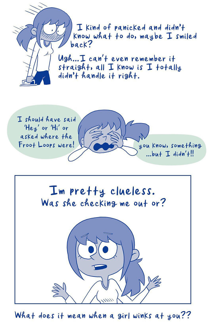 Artist Created Comics Based On Her Experiences In The Queer Dating World Artist Created Comics Based On Her Experiences In The Queer Dating World