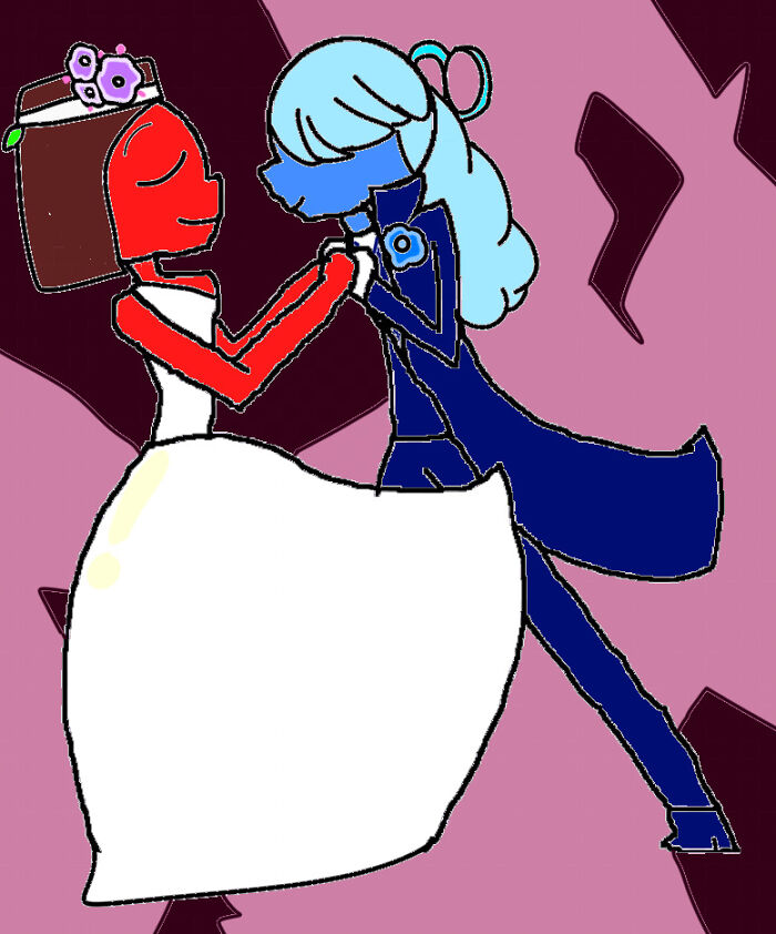 Ruby Drew You Humans A Wonderful Drawing!