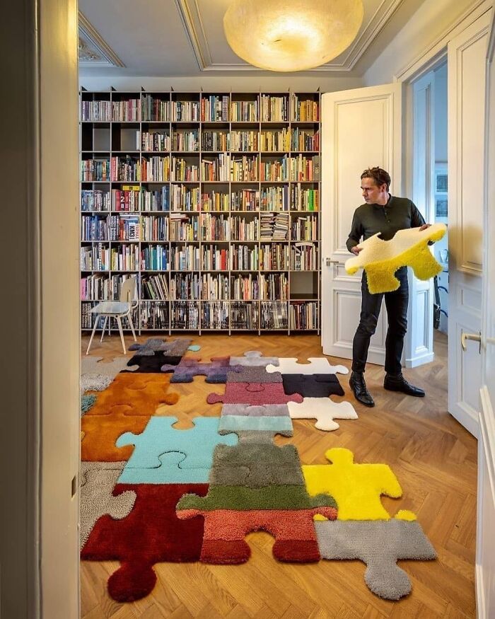 The Puzzle Rug By Jacob Van Rijs⁣