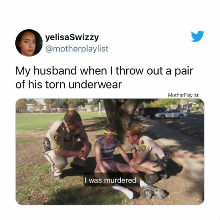 Why Tho🧐 @motherplaylist
.
.
.
#marriage #marriedlife #loveandmarriage #millennials #marriagememes #husbandmemes #millenniallife #tornunderwear #wifememes