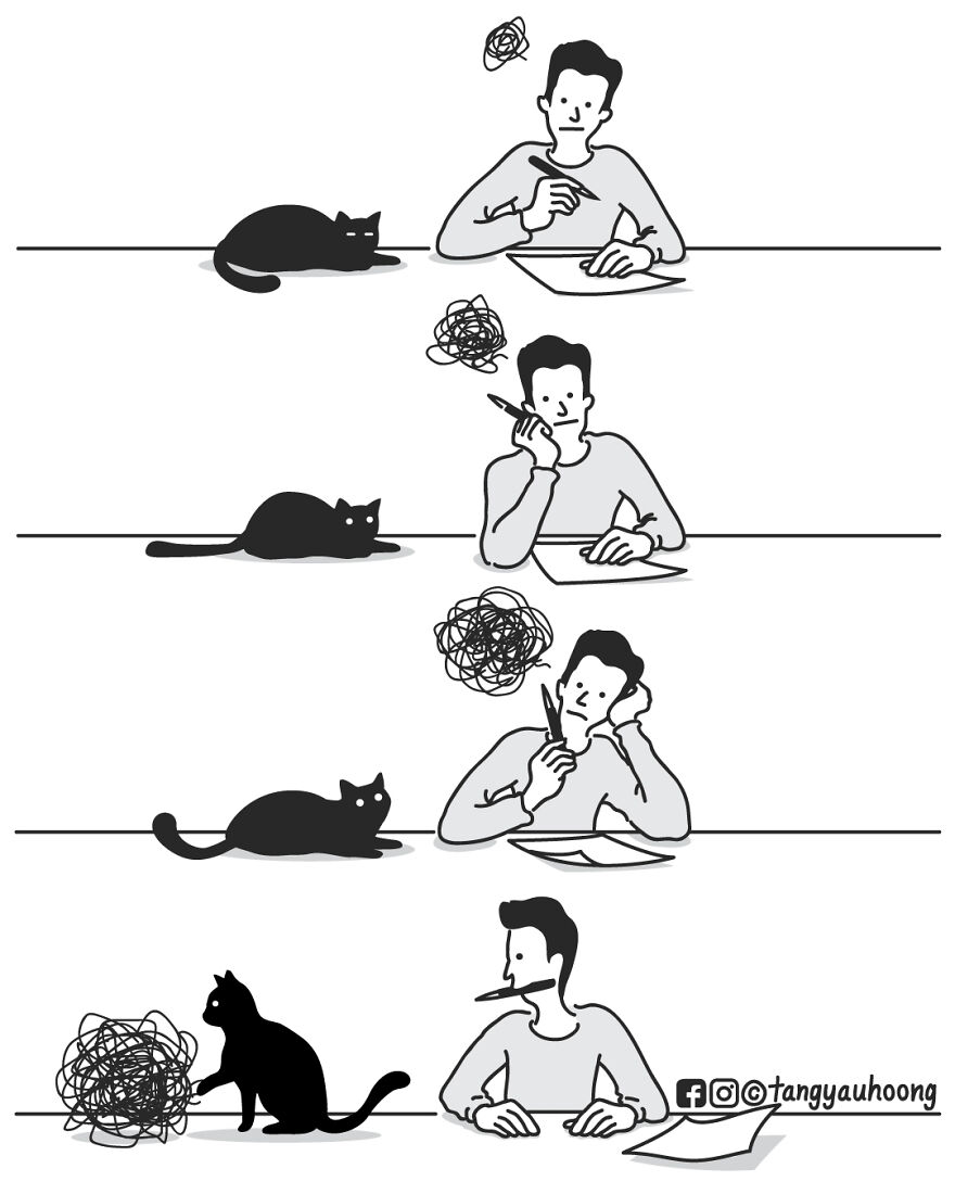 I Drew 23 Comics To Show How Unexpected Surprises Happen When We Look At Things Differently.