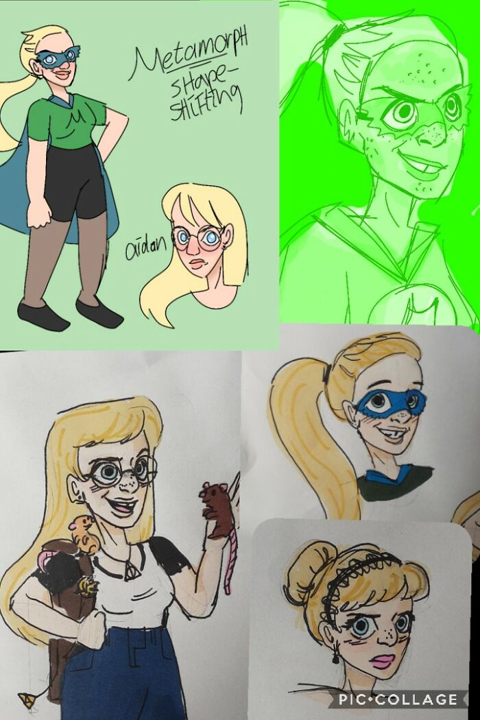 One Of My Superheto Oc's Aidan/Metamorph