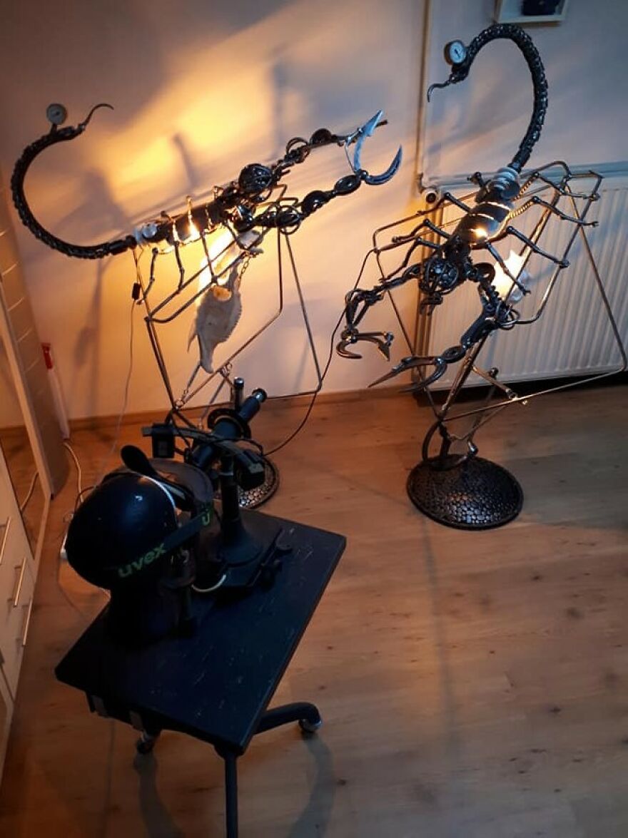 Liked To Made This "Arthopodes" New Scap Sculptures From 'Bones & Sprockets' Liked To Made This "Arthopodes" New Scap Sculptures From 'Bones & Sprockets'