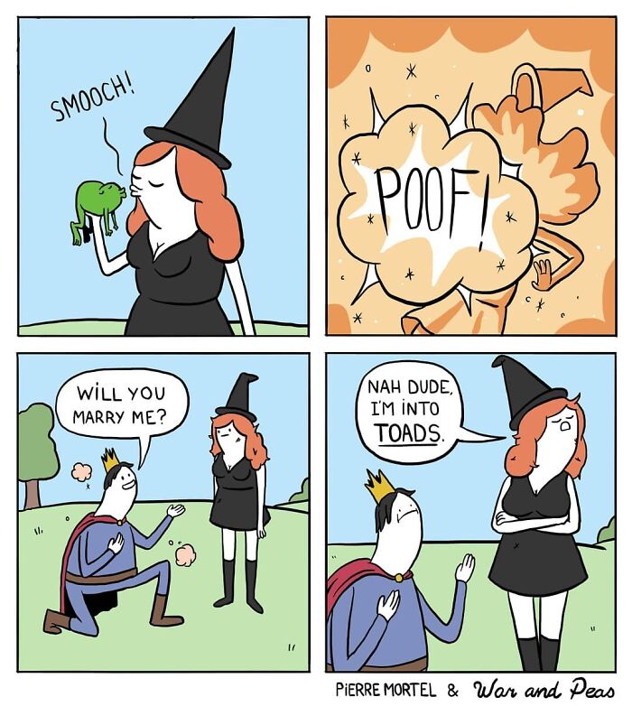 Dark But Funny Comics By War And Peas