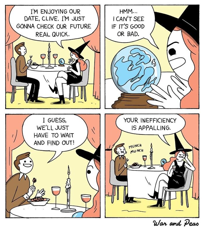 Dark But Funny Comics By War And Peas