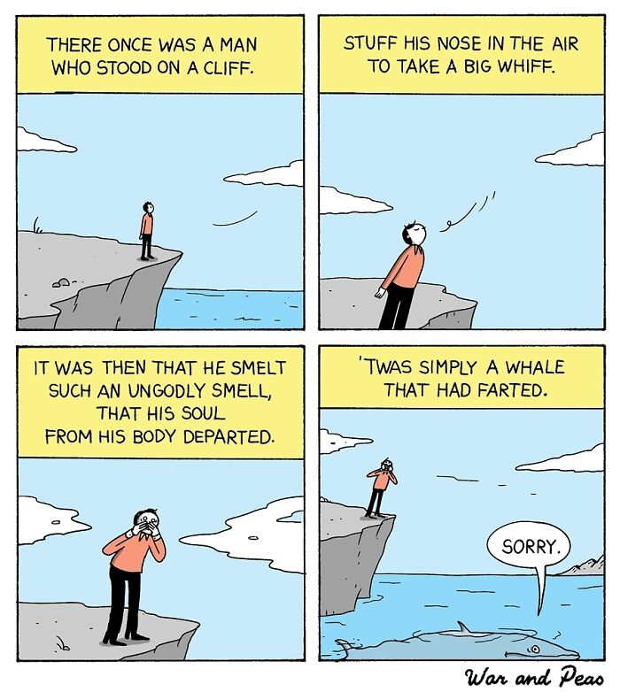 Dark But Funny Comics By War And Peas