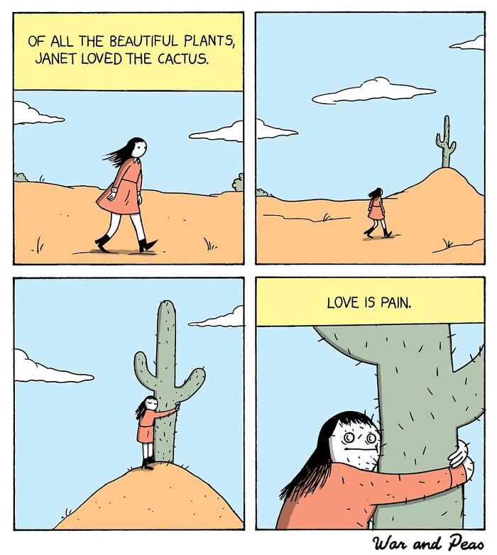 Dark But Funny Comics By War And Peas