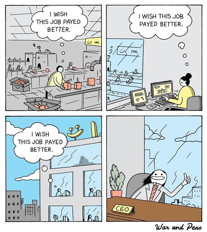 Dark But Funny Comics By War And Peas