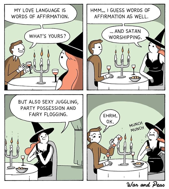 Dark But Funny Comics By War And Peas