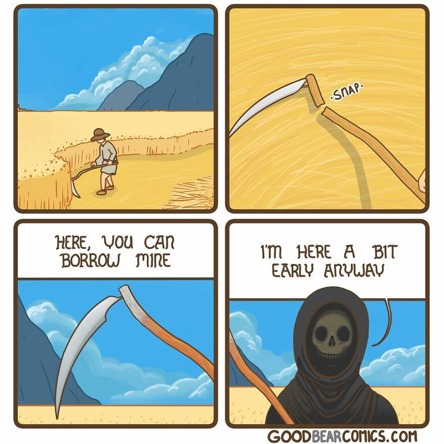 Enjoy The Morbid Humor Of 'Good Bear Comics' (New Pics)