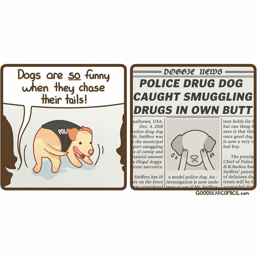 Enjoy The Morbid Humor Of 'Good Bear Comics' (New Pics)