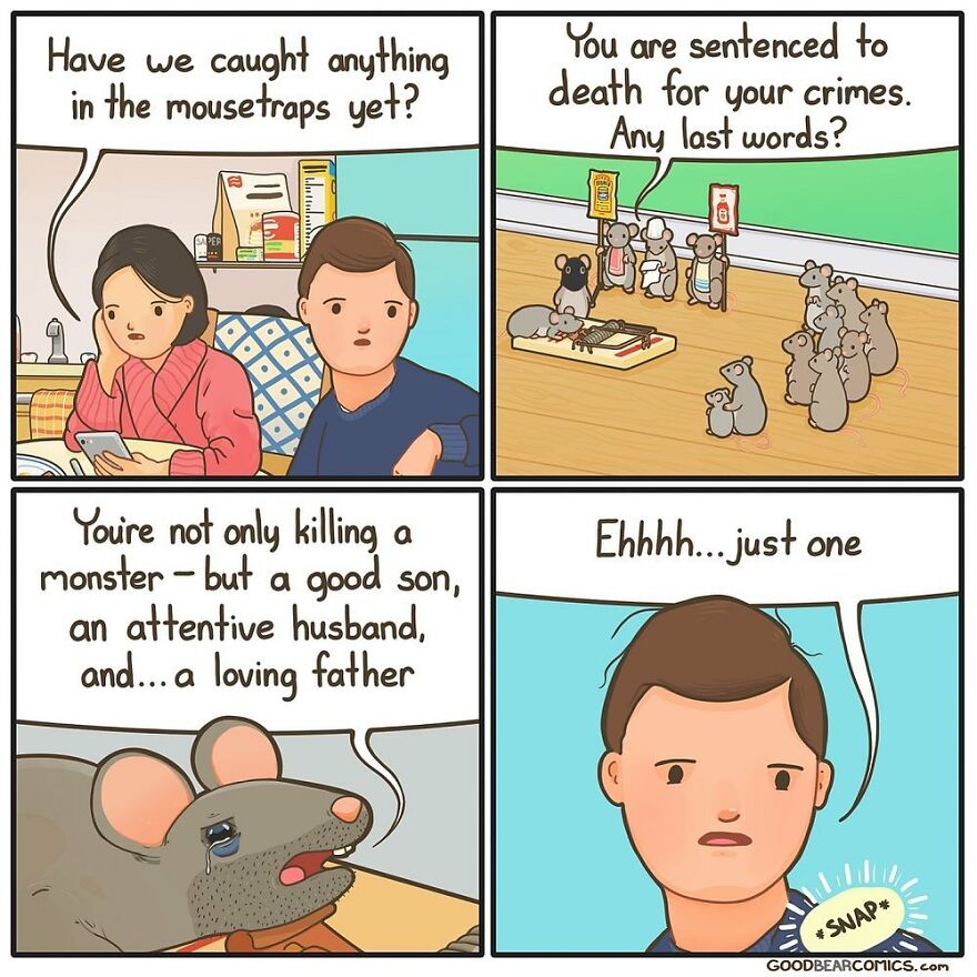 Enjoy The Morbid Humor Of 'Good Bear Comics' (New Pics)