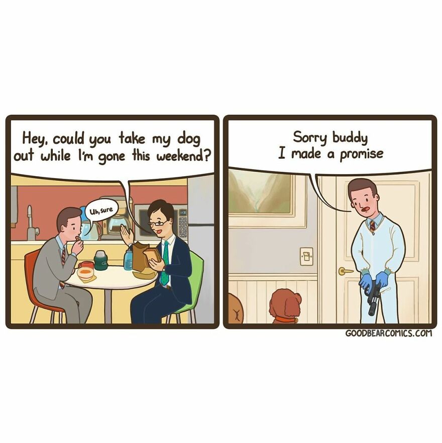 Enjoy The Morbid Humor Of 'Good Bear Comics' (New Pics)