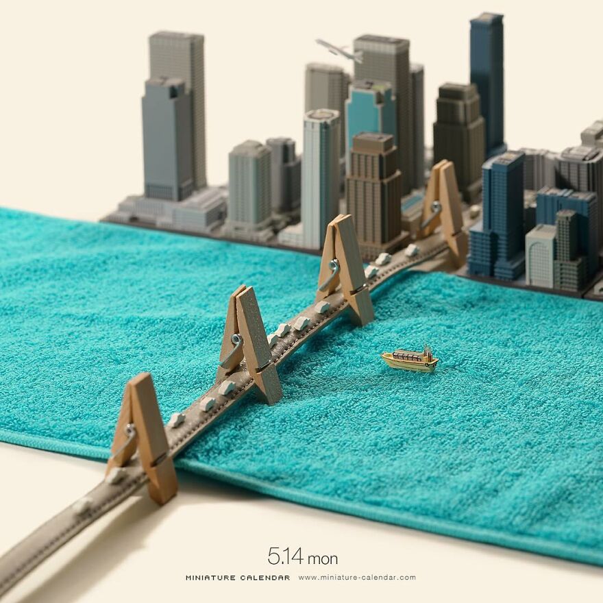 Every Day, This Artist Creates And Photographs Miniature Worlds (New Pics)