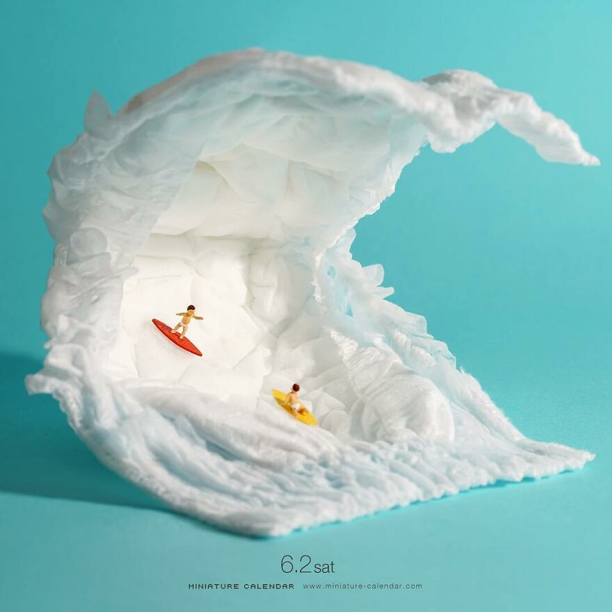 Every Day, This Artist Creates And Photographs Miniature Worlds (New Pics)