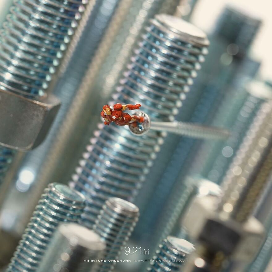 Every Day, This Artist Creates And Photographs Miniature Worlds (New Pics)