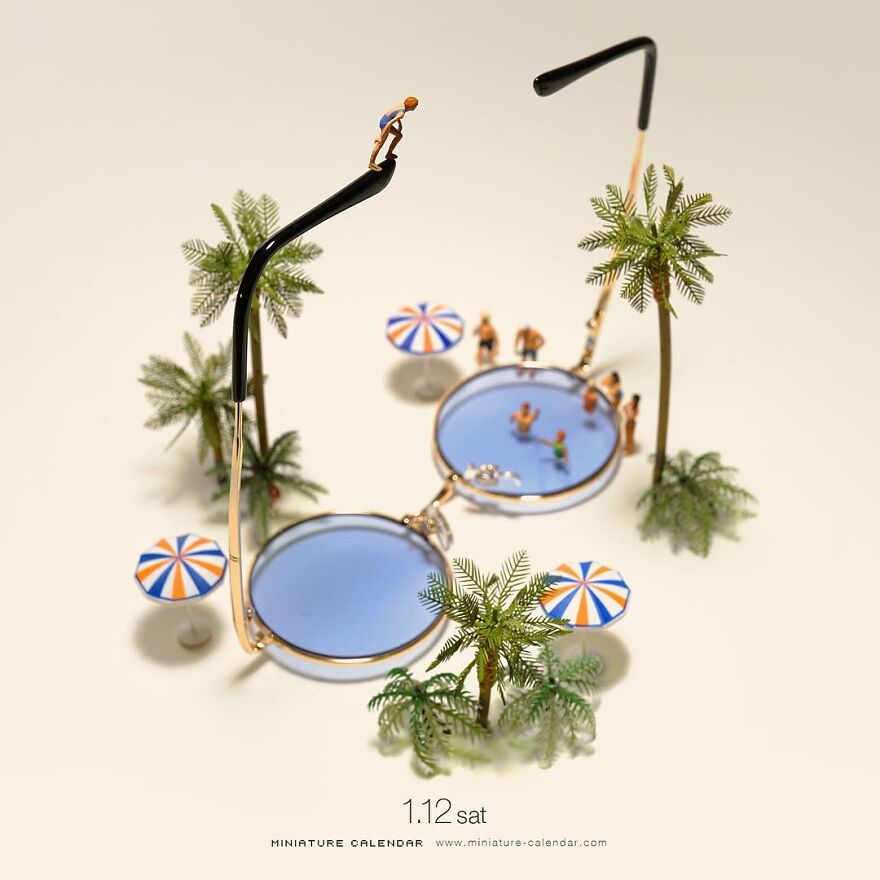 Every Day, This Artist Creates And Photographs Miniature Worlds (New Pics)