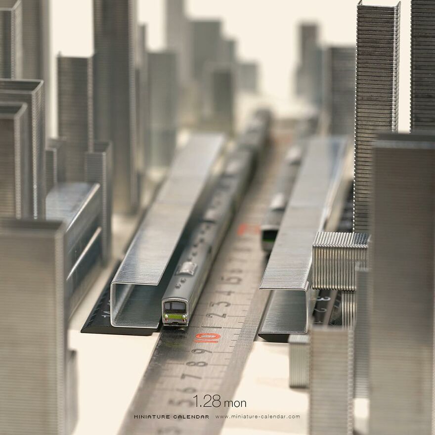 Every Day, This Artist Creates And Photographs Miniature Worlds (New Pics)