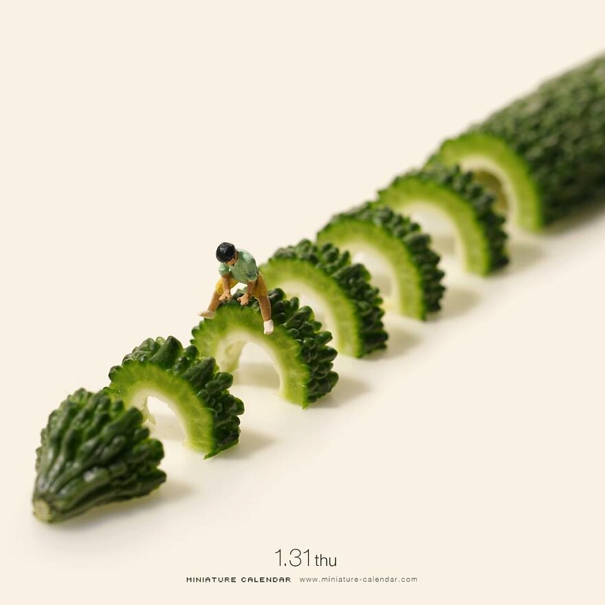 Every Day, This Artist Creates And Photographs Miniature Worlds (New Pics)