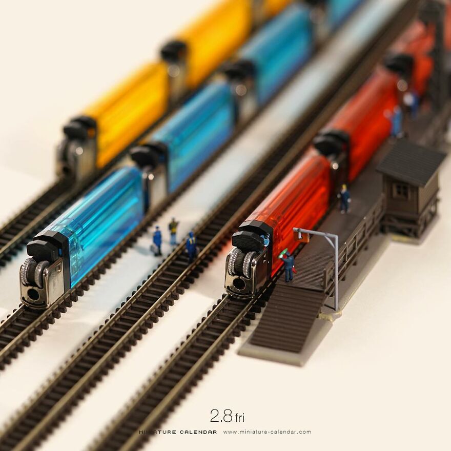Every Day, This Artist Creates And Photographs Miniature Worlds (New Pics)