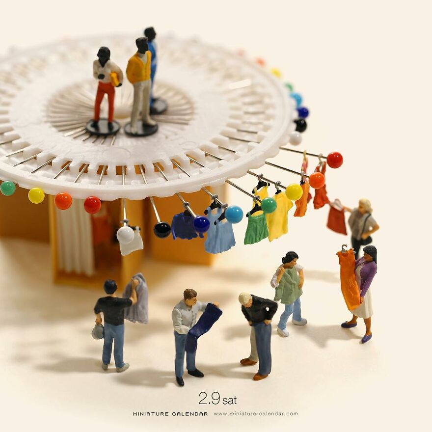 Every Day, This Artist Creates And Photographs Miniature Worlds (New Pics)