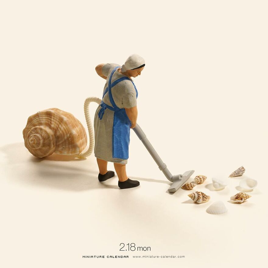 Every Day, This Artist Creates And Photographs Miniature Worlds (New Pics)