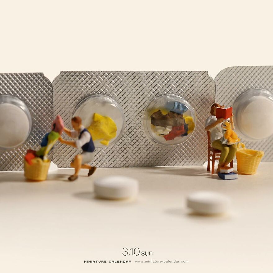 Every Day, This Artist Creates And Photographs Miniature Worlds (New Pics)