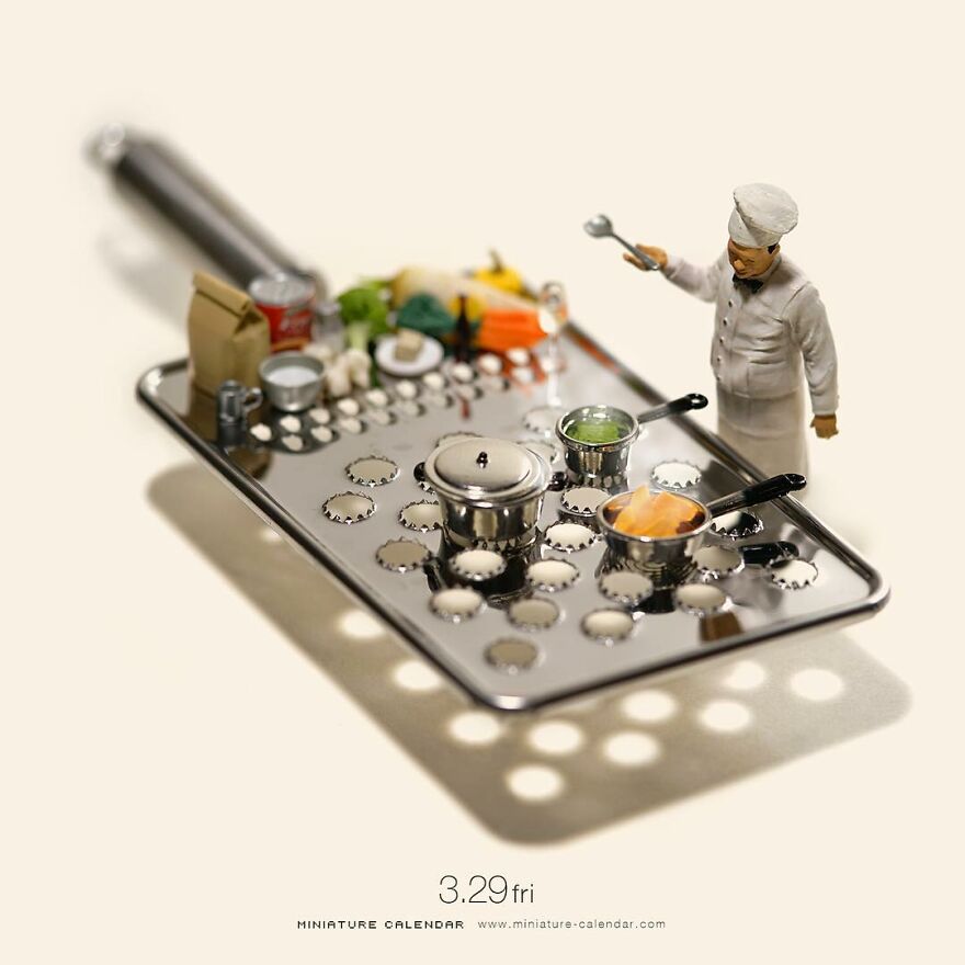 Every Day, This Artist Creates And Photographs Miniature Worlds (New Pics)